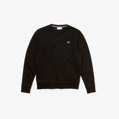 Mens   SPORT Crew Neck Fleece Sweatshirt | Lacoste Black • 031