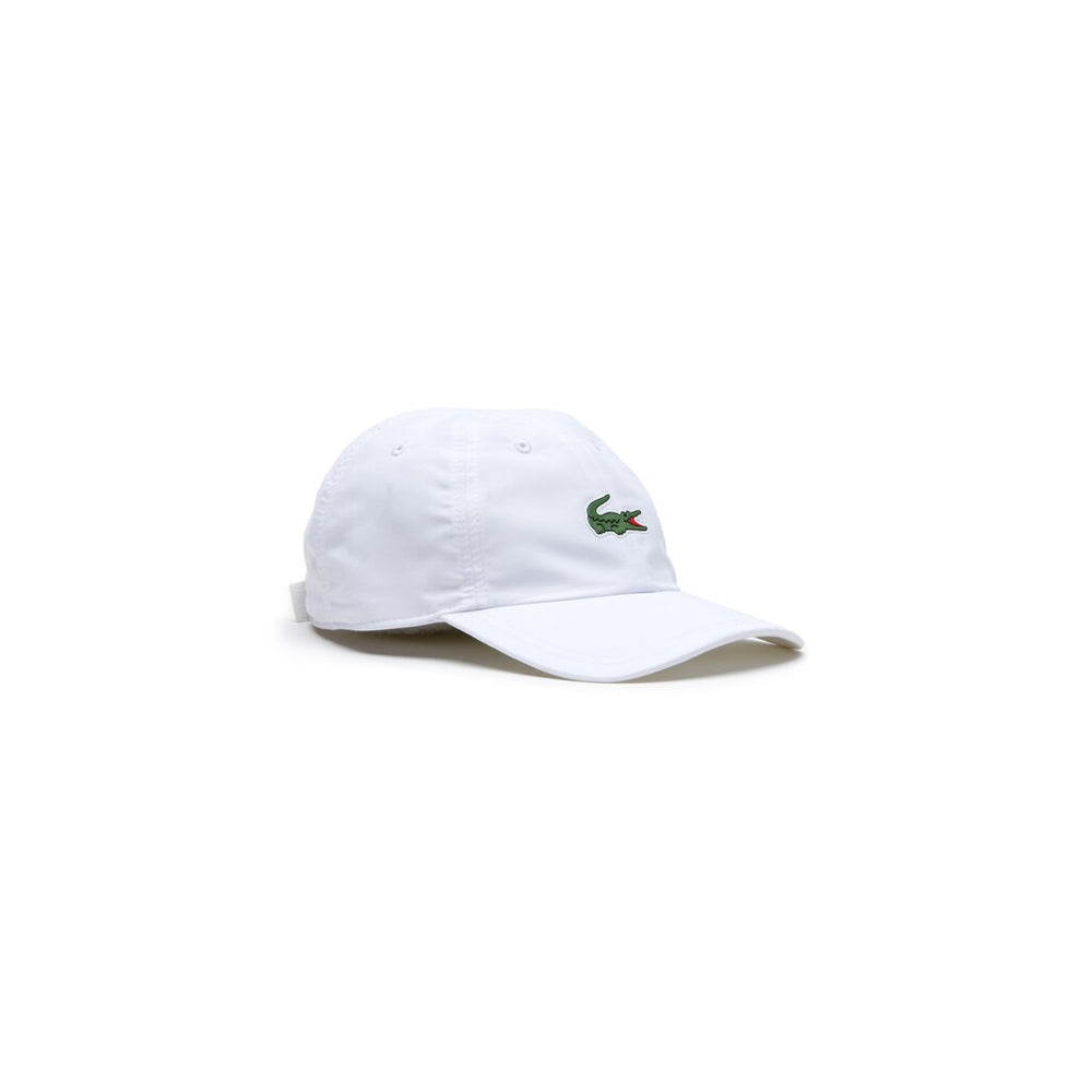 Mens    SPORT Tennis Microfiber Crocodile Cap | Lacoste White • 001