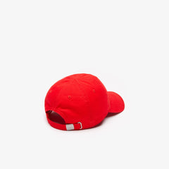 Mens   Big Croc Gabardine Cap | Lacoste Red • 240