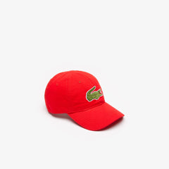 Mens   Big Croc Gabardine Cap | Lacoste Red • 240